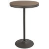Lumisource Dakota Adjustable Bar / Dinette Table in Grey and Brown BT-DAK GY+BN
